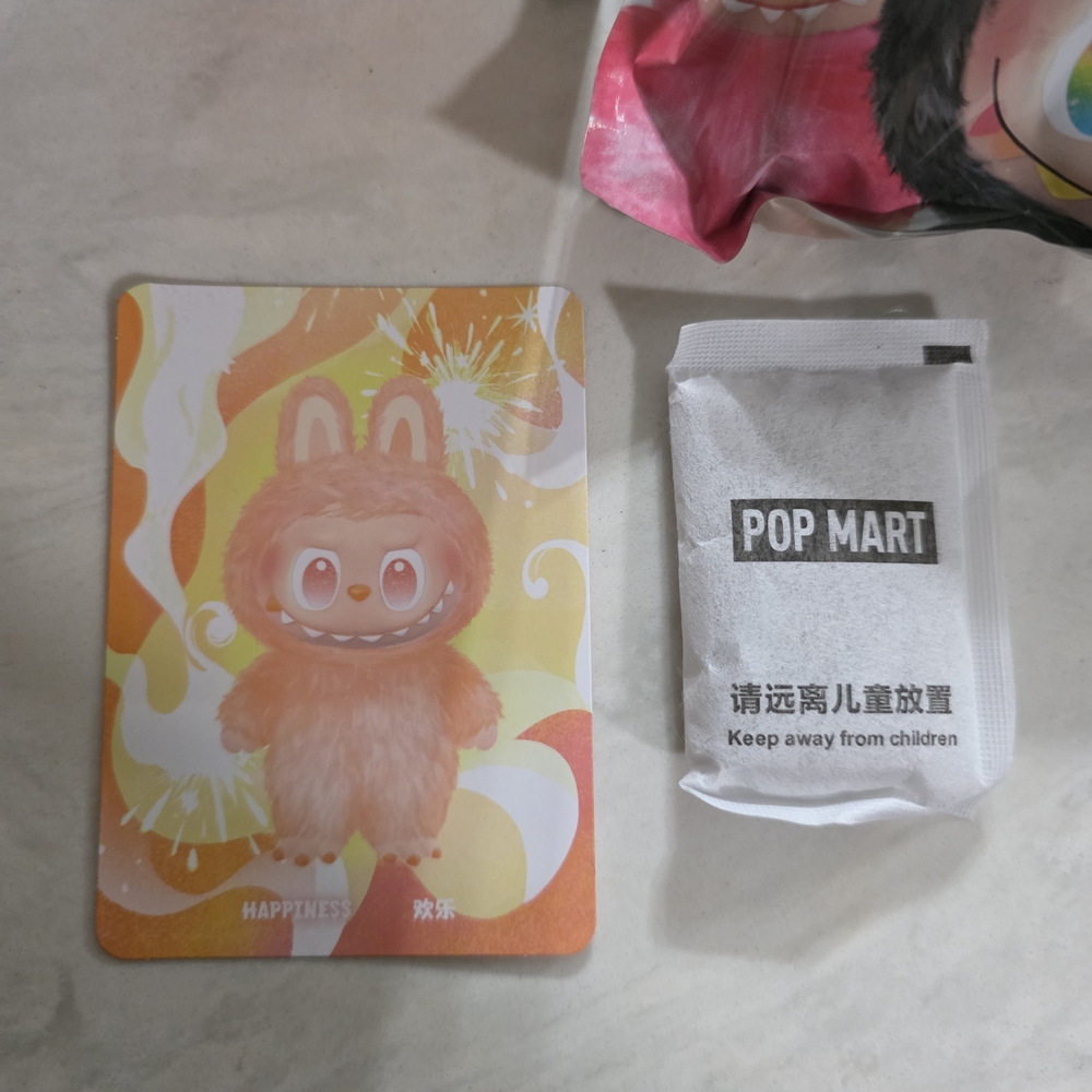 AUTHENTIC POP MART BIE LABUBU Sealed Bag, Opened Box - Confirmed Happiness - Picture 4 of 7